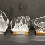 899 6439 GLASS SCULPTURES